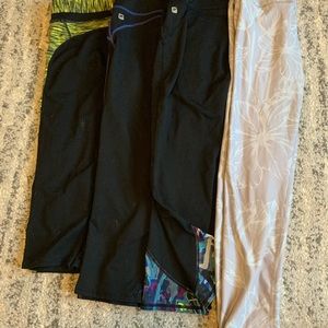 Four pairs of Fabletics Leggings- Size Small
